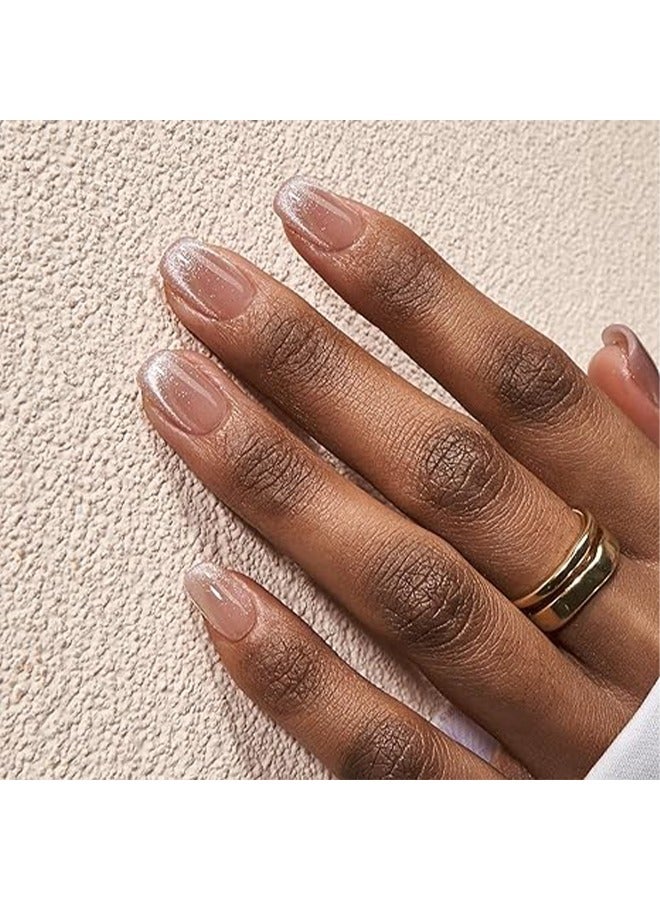 Maxfine 24 Pcs Fake Nails Tip Set Long Lasting Nail patches Stylish Chip-Free Short French Press on Nails Nail Art Design for Salons and DIY with Nail Adhesive Glue Tapes Solid Color  - Image 5