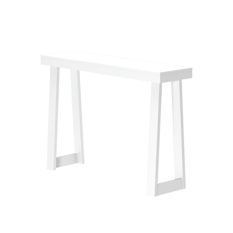 Plank+Beam Classic 46 Inch Console Table, Solid Pine Wood Entryway Table, Narrow Sofa Table for Hallway or Living Room, White - Image 3