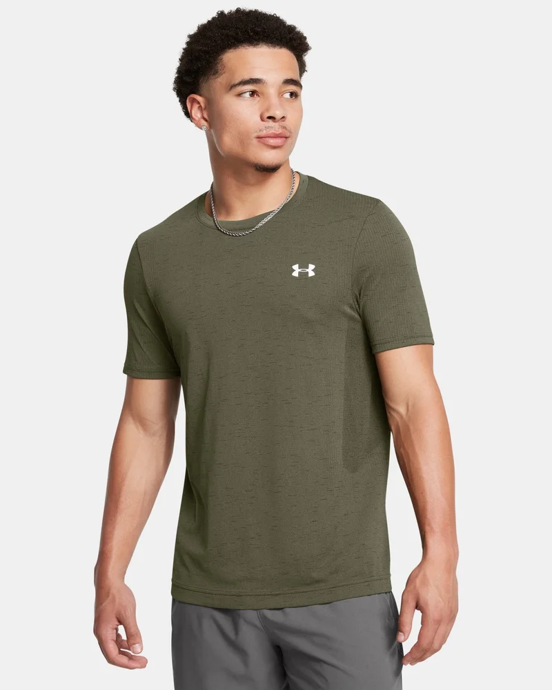 Under Armour Green Men's Vanish Seamless Training T-Shirt for Men | Best Price UAE