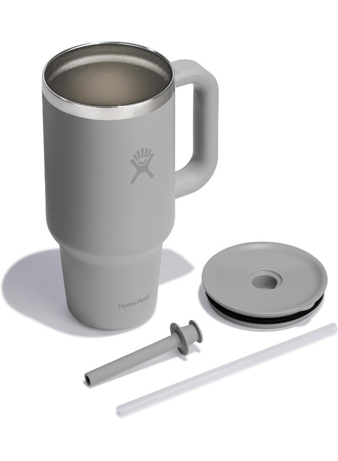 Hydro Flask هيدرو فلاسک 32 أونصة كوب سفر شامل - رمادي - Image 2
