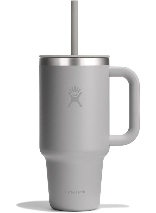 Hydro Flask هيدرو فلاسک 32 أونصة كوب سفر شامل - رمادي - Image 1