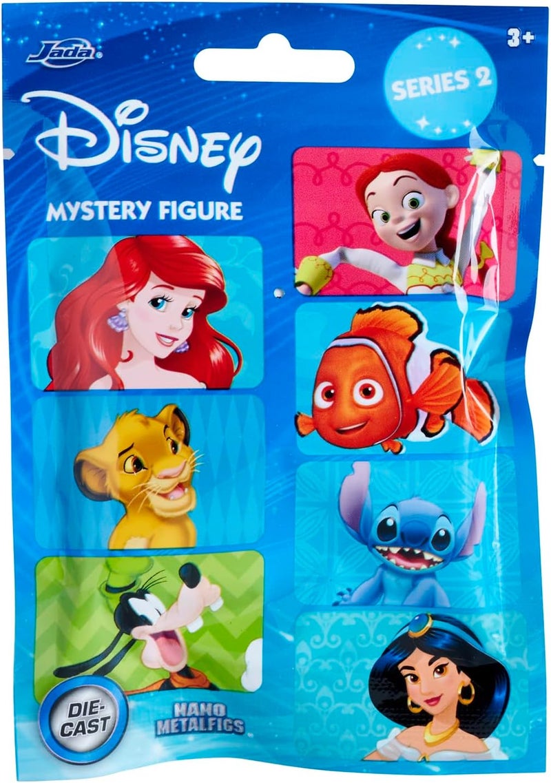 JADA Toys Disney Mystery Figure (Blind Pack) - 1 Surprise Collectible, Nano Metal Figure (4 cm) for Children and Fans from 3 Years, Series 2, Black - Image 2