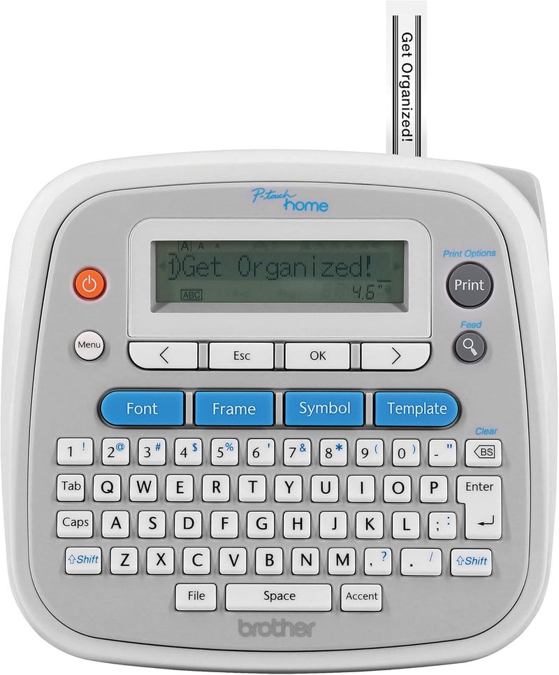 brother P-Touch Home Personal Label Maker - PT-D202,Grey - Image 1