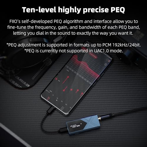 FiiO KA17 Portable USB DAC Audio HiFi Decoder, Dual ES9069Q PCM768 DSD512 3.5/4.4mm Output for Android iOS Mac Win10 (Black) - Image 5