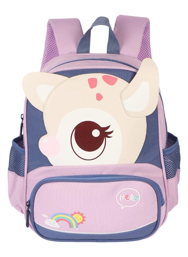 PASSION PETALS Girls Kids School Bag Girls Deer School Backpack For Kids For Age 2-6Years - Purple - Image 1