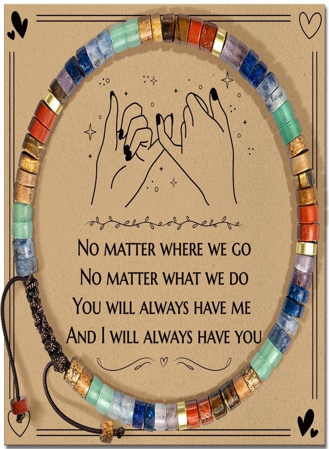 ZOKCC Inspirational Gifts Bracelets for Women Healing Natural Stone Bracelets - Get Well Soon Gifts for Women Best Friends Sister Girls - Life is Tough But So are You Bracelet, one size, Stone, Jasper - Image 1