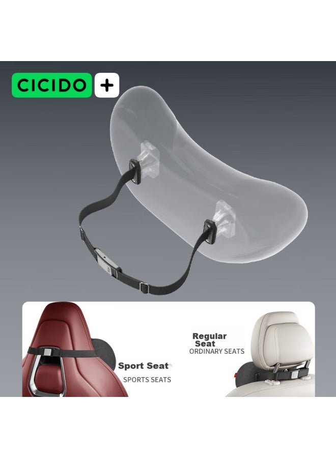 Cicido Car Headrest, Neck Support Pillow, Seat Cushion, Memory Foam Pillow For Driver's Seat - Image 3