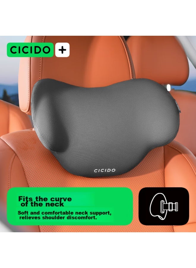 Cicido Car Headrest, Neck Support Pillow, Seat Cushion, Memory Foam Pillow For Driver's Seat - Image 1