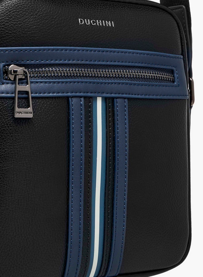 DUCHINI Striped Crossbody Bag with Adjustable Strap  - Image 4