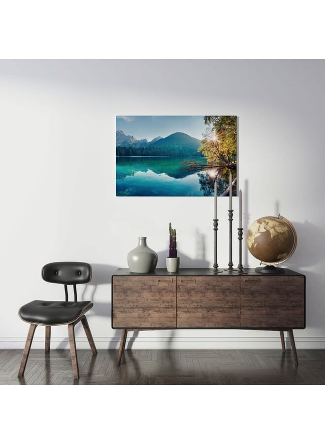 Home Gallery Landscape Mountains Lake Nature Canvas Wall Art  - Image 3