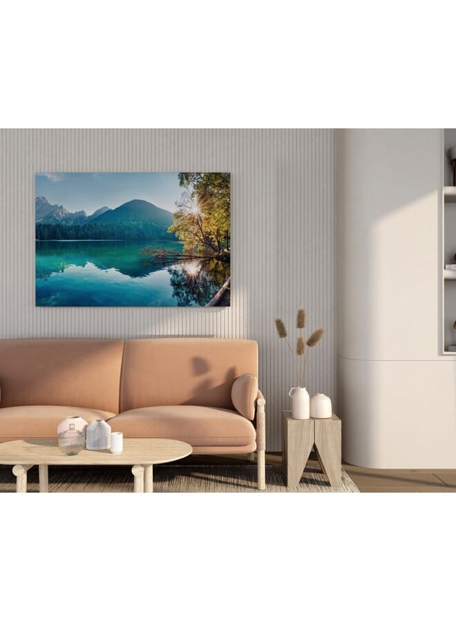 Home Gallery Landscape Mountains Lake Nature Canvas Wall Art  - Image 2