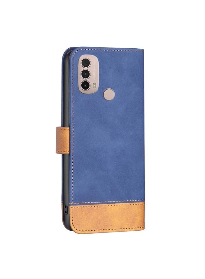 اس-توب جراب لهاتف Motorola Moto E40 / E30 BF11 مصنوع من الجلد بلون متناسق مع لون الهاتف - Image 3