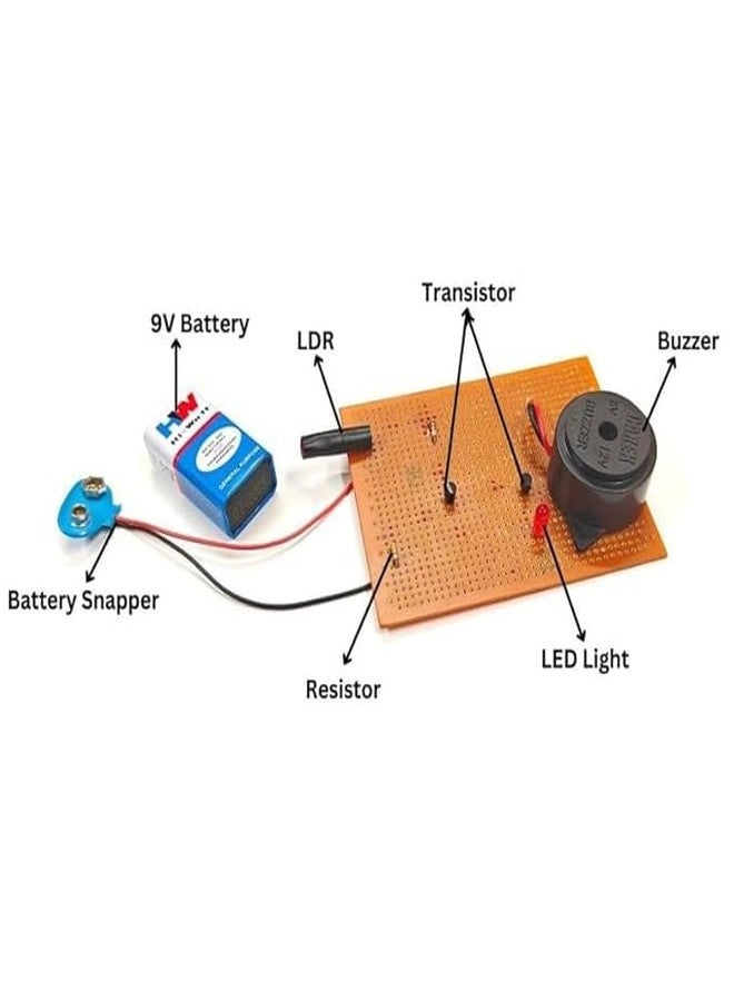 ESPtronics مجموعة نماذج عملية لمشروع علمي لدائرة إنذار أمني ليزري جاهزة من ESPtronics لطلاب الصف الثاني عشر - Image 2