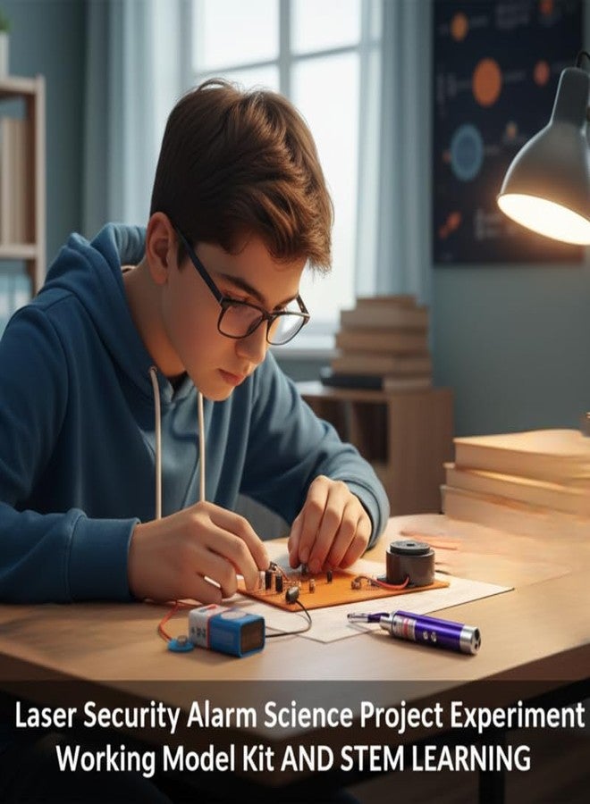 ESPtronics مجموعة نماذج عملية لمشروع علمي لدائرة إنذار أمني ليزري جاهزة من ESPtronics لطلاب الصف الثاني عشر - Image 3