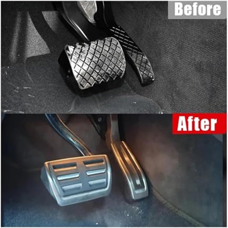 Wivplex Car Fuel Brake Pedal Cover for VW Touareg - Image 3