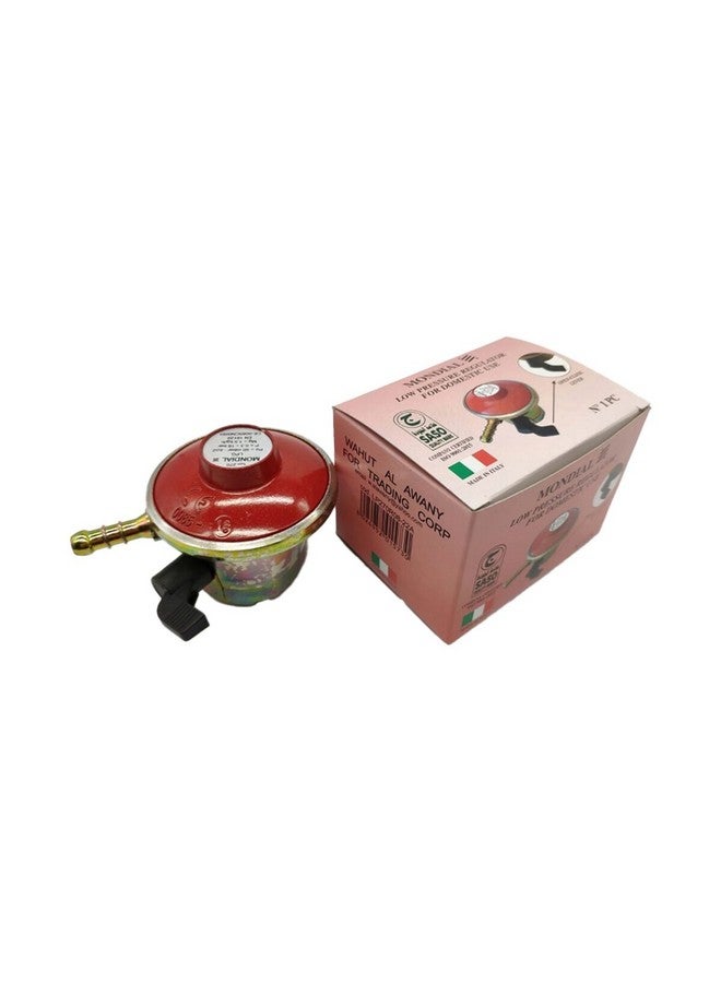 Mondial High-Quality Low Pressure Regulator Red and Gold 20 x 4.24 x 10.44 cm LP270R08-22A