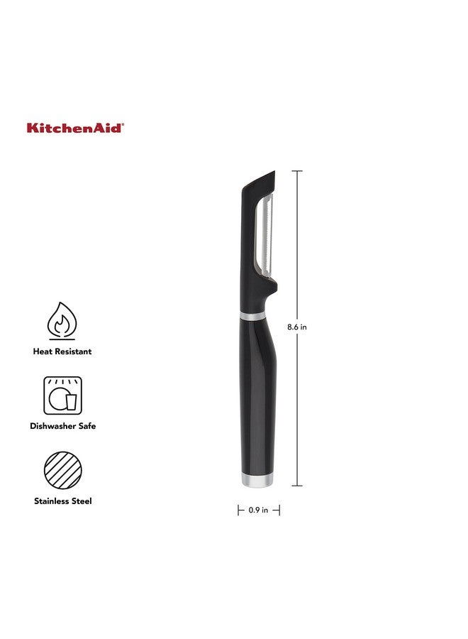 KitchenAid Classic Euro Peeler, 8.6 inches, Black - Image 2