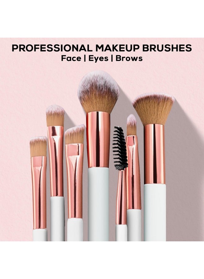 Renee - Renee All In 1 Professional Makeup Brush Set Of 6, Premium Easy To Hold & Precise Application For Face, Eyes & Brows | Cruelty Free & Uniquely Designed Super Soft Bristles For Unparalleled Precision - Image 1