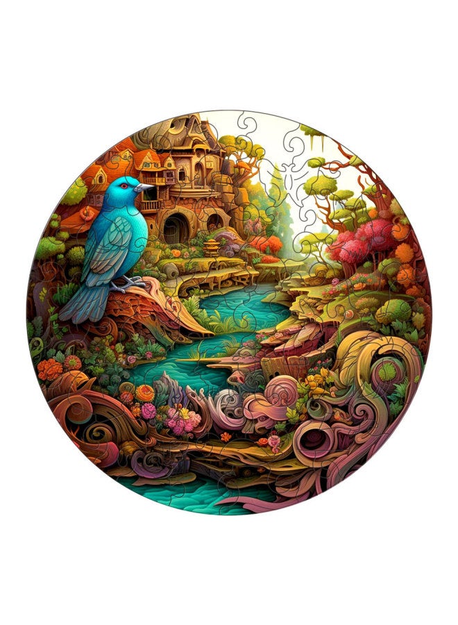 Hot Irregular Round Bird Shaped Animal Wooden Adult Puzzle Toy Independent Station Wholesale-Color:S-carton-H187 - Image 1