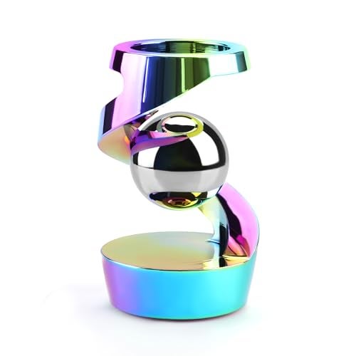 DOLASEV Kinetic Desk Toys Kinetic Spinning Desk Toys for Office for Adults Desk Fidgets for Adults Kinetic Spinning Fidget Toy Rainbow - Image 1