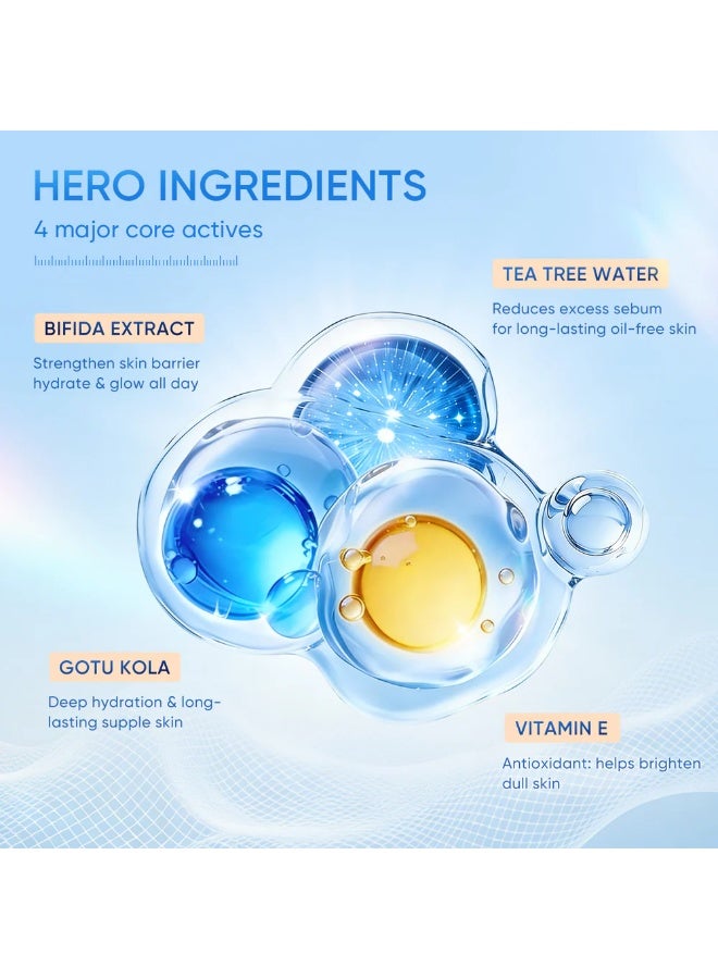SKINTIFIC All Day Protect Tinted Serum Sunscreen SPF 50+ PA++++ 03 Petal Cream | 2-in-1 Tinted Sunscreen & Serum | 8H Long-Lasting Lightweight Sun Protection | Natural Coverage for All Skin Types - Image 4
