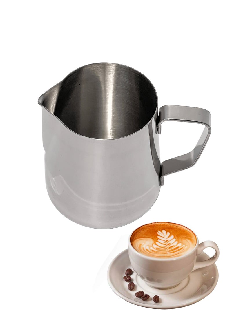 Milk Frothing Pitcher, Stainless Steel Art Creamer Cup Milk Frother Steamer Cup Stainless Steel Coffee Milk Frothing Cup,Coffee Steaming Pitcher 2000ml