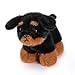 PEACH CAT Rottweiler Dog Stuffed Animal Cute Puppy Plushies Small Plush Toys Gifts for Kids Black - Image 2