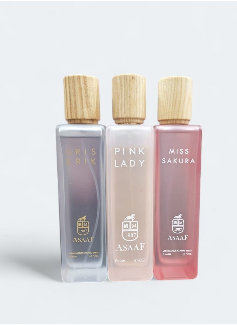 ASAAF - PACKAGE ASAAF FOR WOMEN 3* PCS 200 ML - Image 1