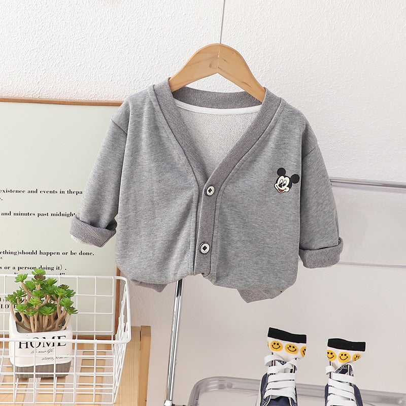 0~6 Years Old Baby Sweater Cardigan Boys And Girls Jacket Casual Clothes Outerwear - Image 1