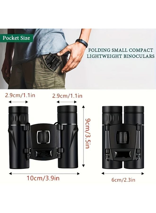 8x21 Mini Binoculars Portable 8x Magnification 12mm Eyepiece Rubber Body Outdoor Fishing Gear - Image 4