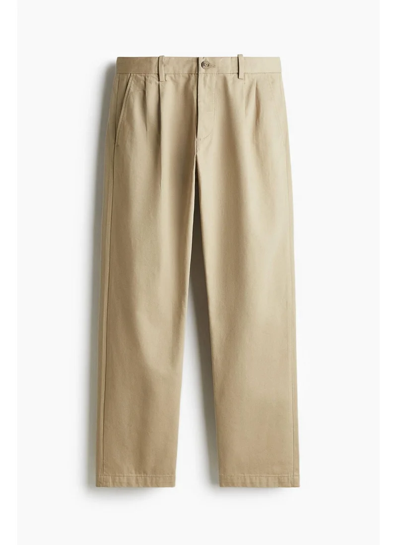 اتش اند ام Regular Fit Crease-leg chinos
