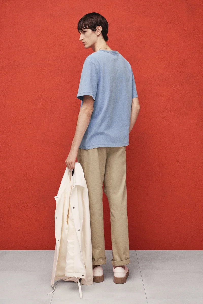 اتش اند ام Regular Fit Crease-leg chinos