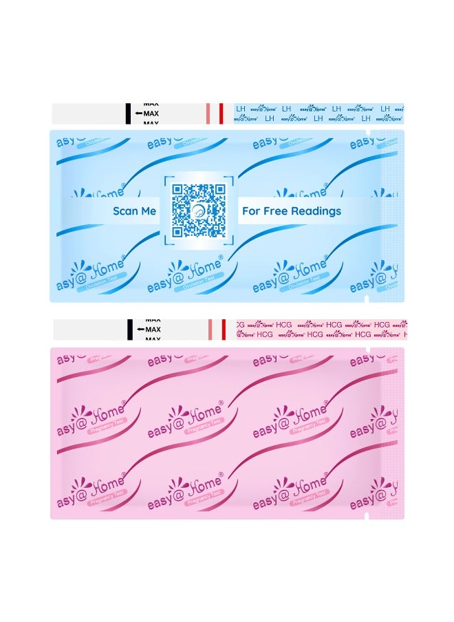Easy Home Easy@Home, Ovulation Test Kit, 50 LH Tests, 20 HCG Tests  - Image 3