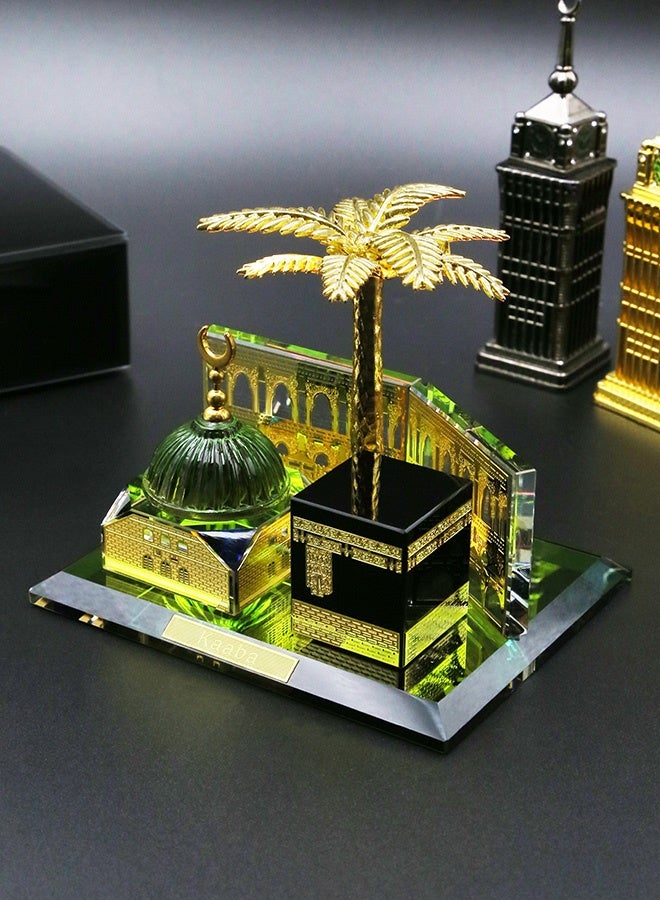 MHONGWEI Islamic Element Handicrafts, Home Decoration Gifts, Simplified Architectural Souvenirs, High-end Office Desktop Ornaments - Image 1