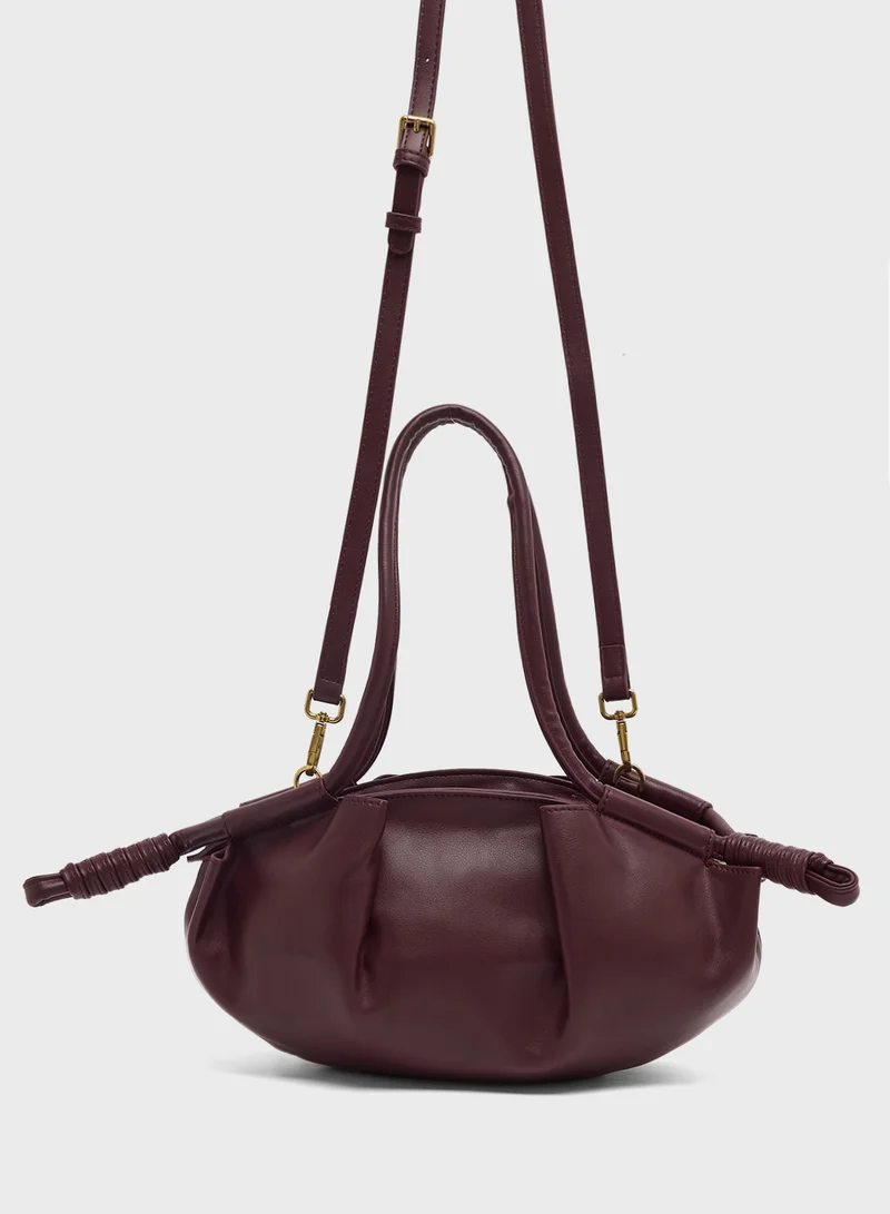 جينجر Scrunched Shoulder Bag