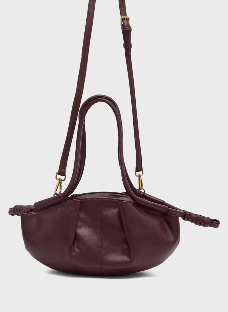 جينجر Scrunched Shoulder Bag