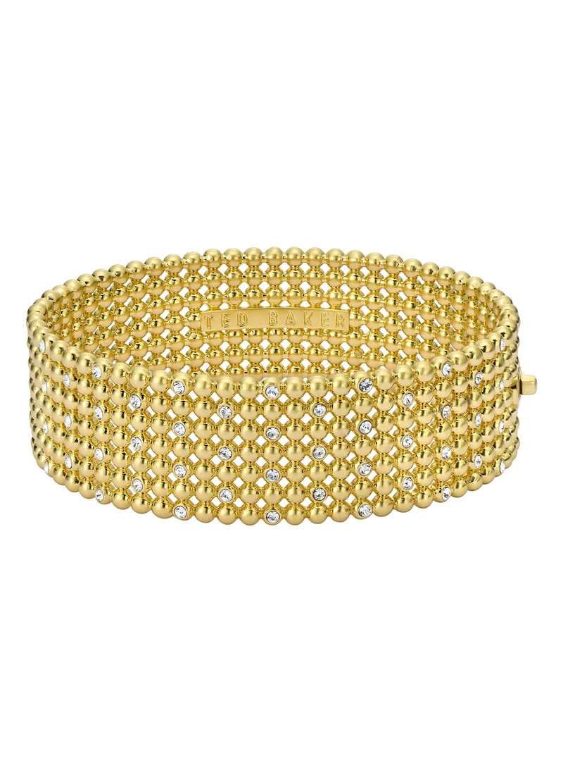 تيد بيكر Crystal Bobble Wide Bangle Bracelet
