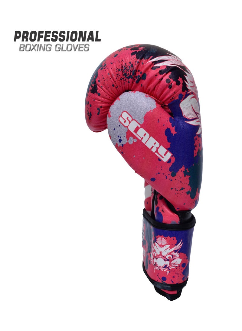 Spall Scary Boxing Gloves Premium Material For Men And Women Adjustable Durable Foam Padding For Boxing Kickboxing Muay Thai  - Image 4