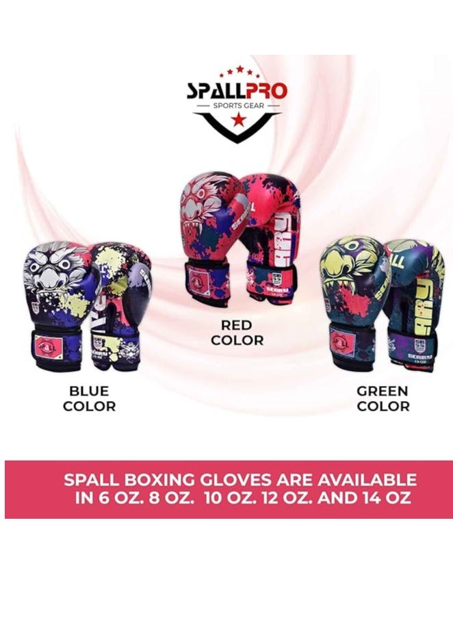 Spall Scary Boxing Gloves Premium Material For Men And Women Adjustable Durable Foam Padding For Boxing Kickboxing Muay Thai  - Image 5
