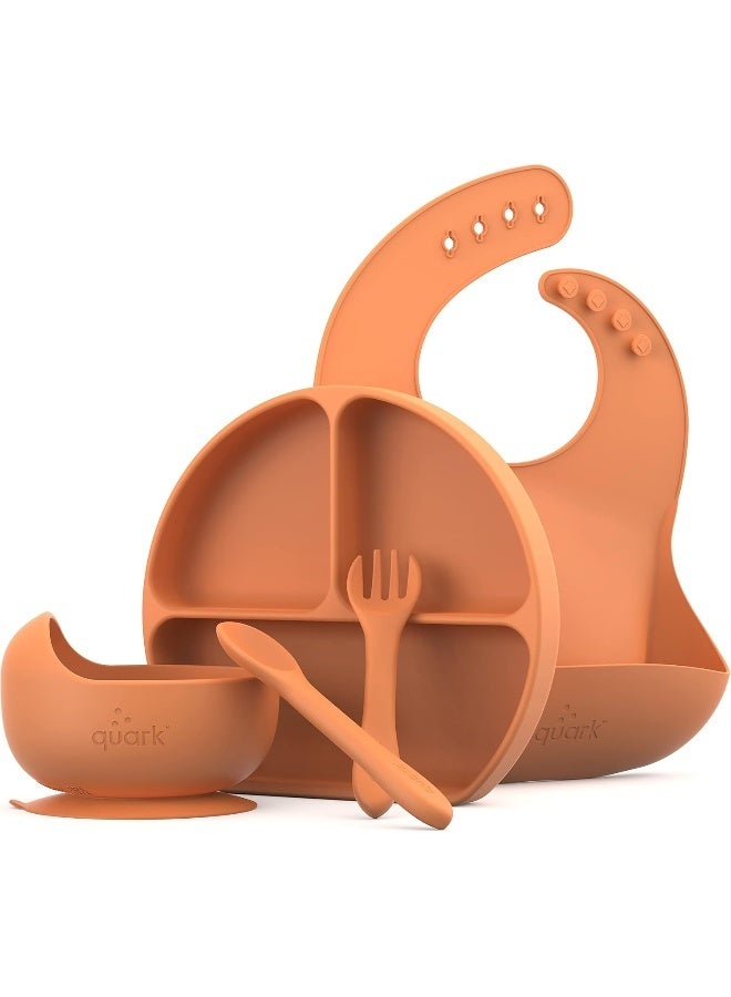 Quark Feedi 5-Piece Silicone Baby Feeding Set - Image 1