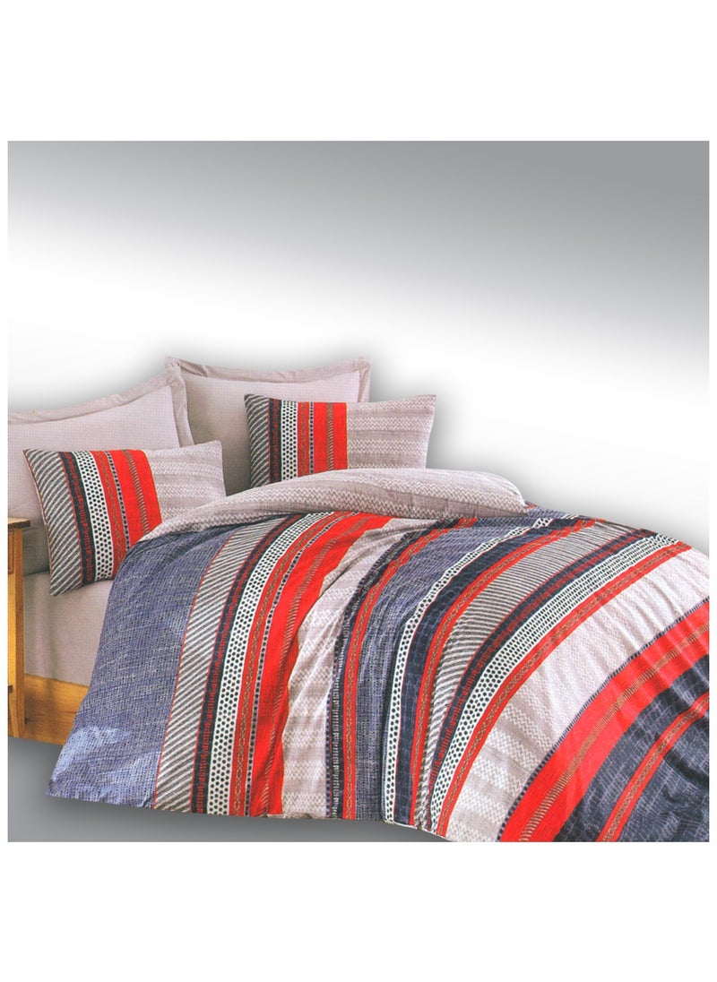 Family Bed Flat Bed sheet Set Cotton 4 pieces size 240 x 250 cm Model 121 from Family Bed  - Image 2
