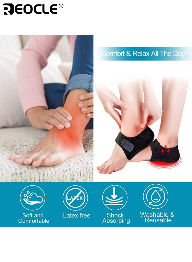 REOCLE 1Pair Plantar Fasciitis Socks with Arch Support Foot Care Compression Sleeve Night Pain Relief Eases Swelling and Heel Spurs Ankle Brace Support for Fast Pain Relief for Men and Women - Image 4