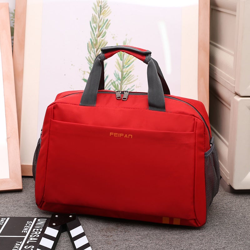 Large Capacity Waterproof Travel Bag Red