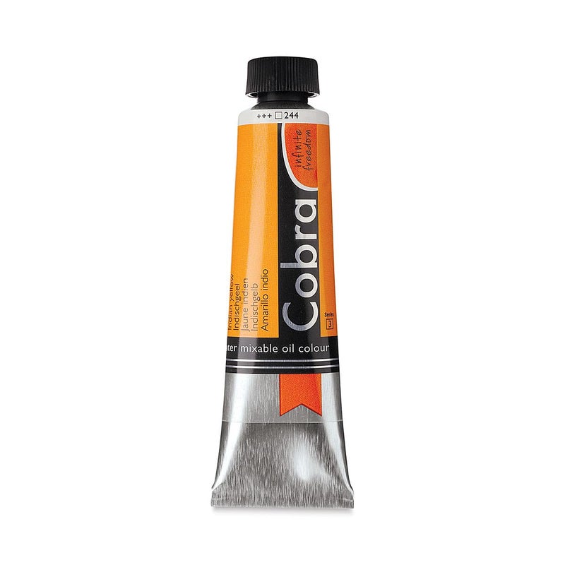 Cobra WaterMixable Oil Color 40 ml Tube Indian Yellow