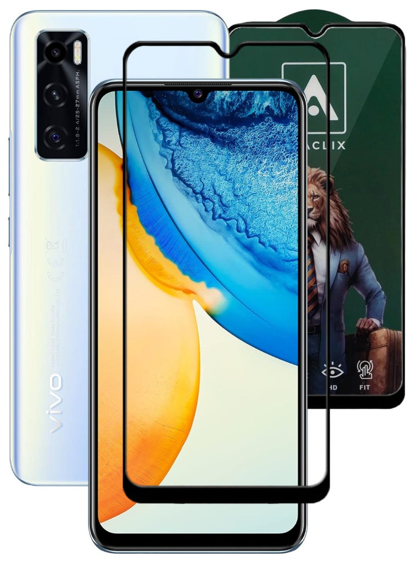 ACLIX Antistatic ESD Dustproof Premium Quality High Definition Tempered Glass Screen Protector Designed For vivo Y70 - Image 1