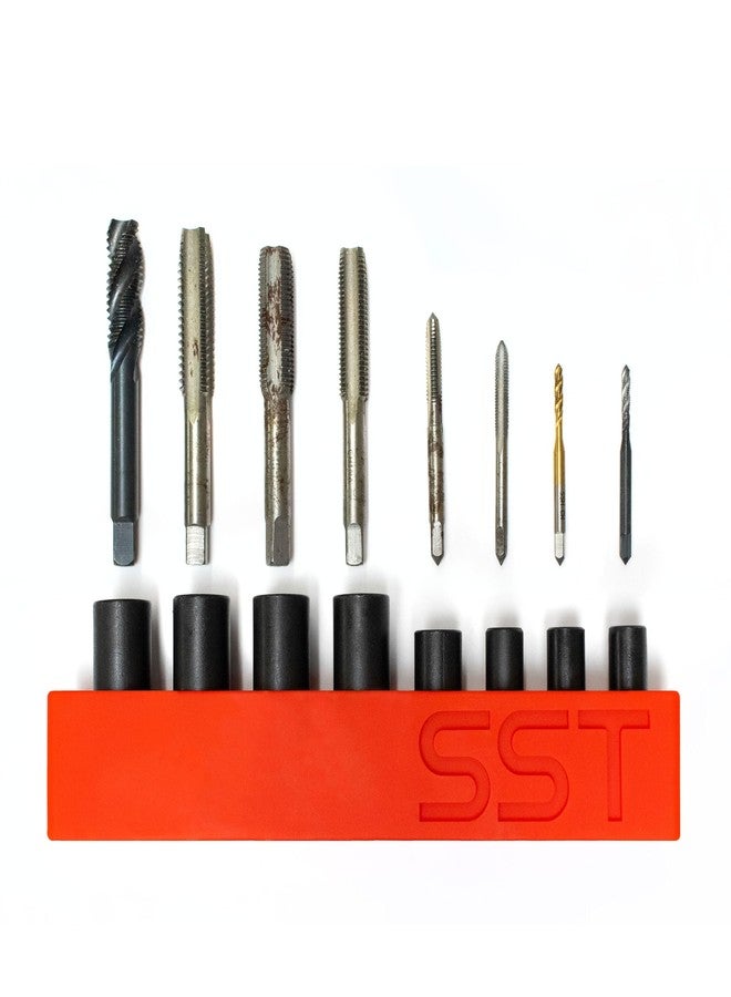 Stupid Simple Tools SST - Tap Socket Wrench - 8-Piece Adapter Set - Snug, Secure, & Durable - Easy Storage & Organization - Fits All Number & Fractional M.C.T.I. Standard Taps - Designed in the USA - Image 1