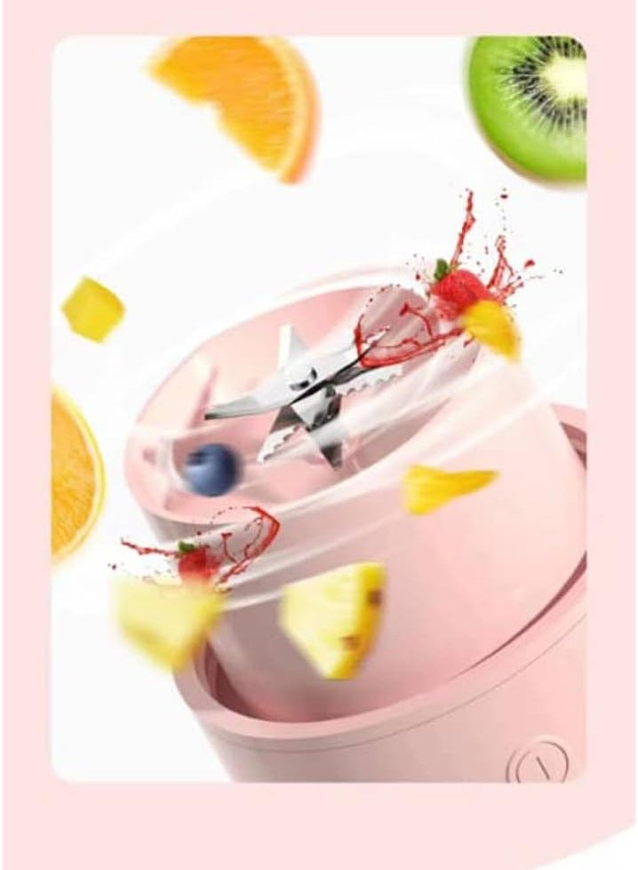 Reko Portable Juicer Fruit Juice Cup Household Multifunctional Blender Juicer Wireless Electric Juicer Cordless Fruit Juicer - Image 2
