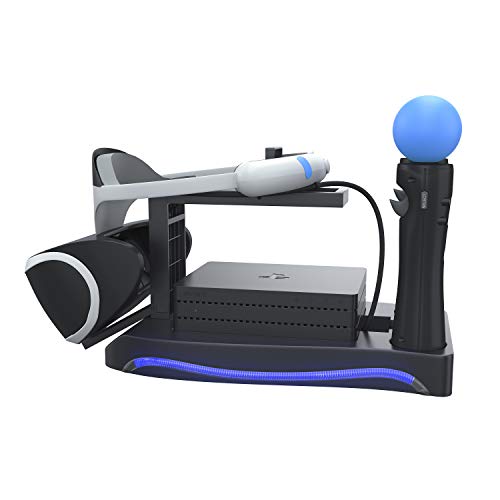 Skywin حامل Skywin PSVR لسماعة PlayStation VR ووحدات التحكم Move – محطة شحن وعرض، هدية لعيد الميلاد، هدية عيد ميلاد، مفاجأة عيد الفصح، وفكرة هدية للعطلات للاعبين، المراهقين والرجال - Image 5