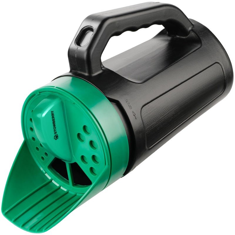 STOWBERRY Handheld Grass Seed Spreader with Easy to Adjust Dial Flow Rate - Image 1