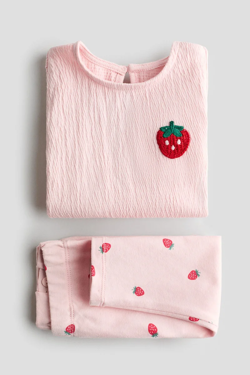 اتش اند ام طقم من بلوزة ولغينغز